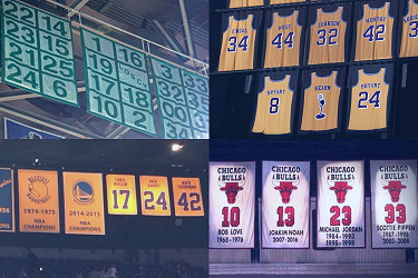 NBA jersey retirements: Kobe's two numbers, Jordan's jersey in Miami  without playing... and other curiosities | Marca